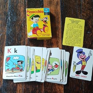 Pinocchio Educational Card Game